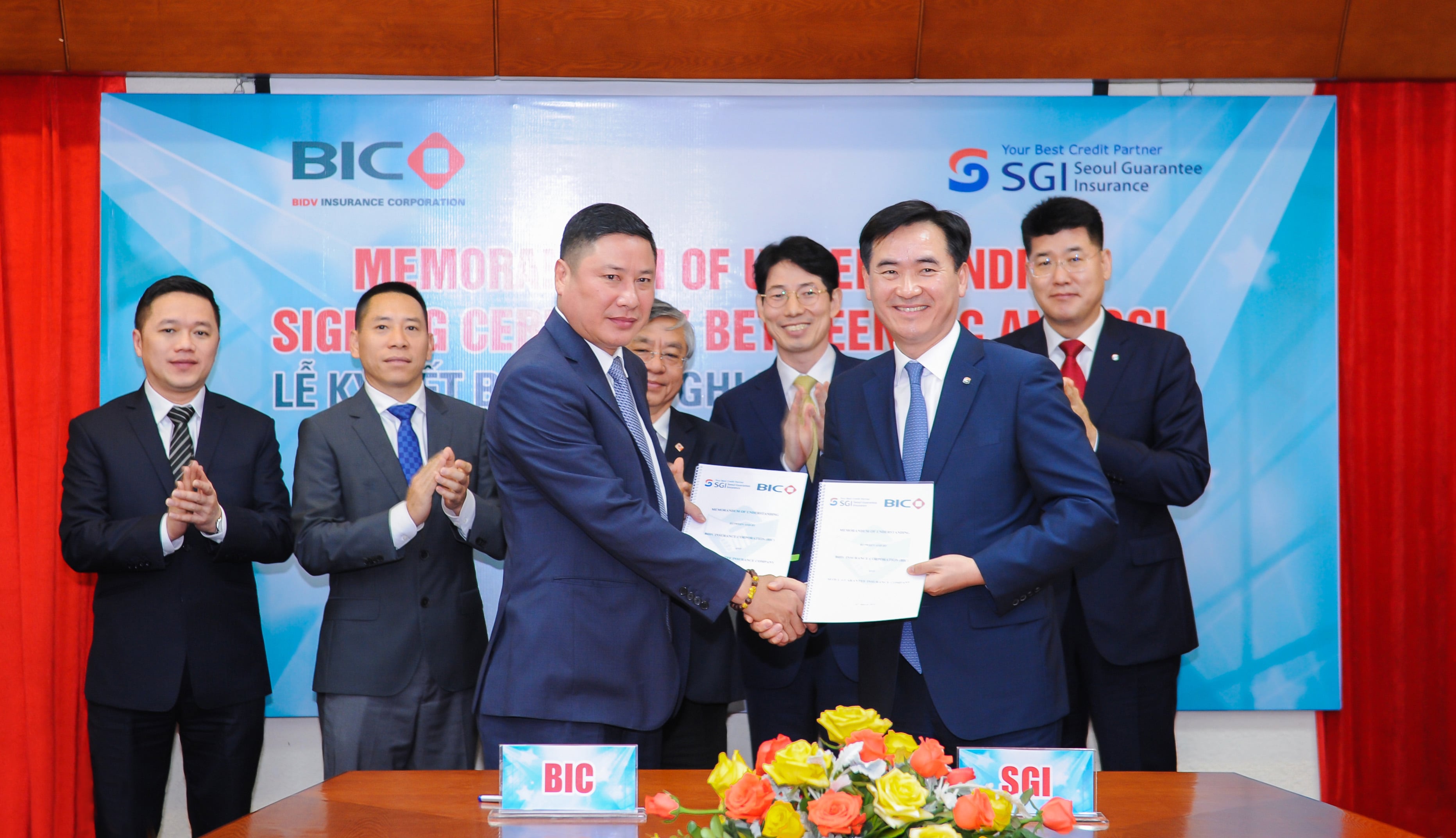 BIC và SGI ký kết biên bản ghi nhớ nhằm phát triển bảo hiểm bảo lãnh tại Việt Nam